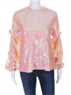 Endless Rose Sequin Party Top Pastel
Pink Small